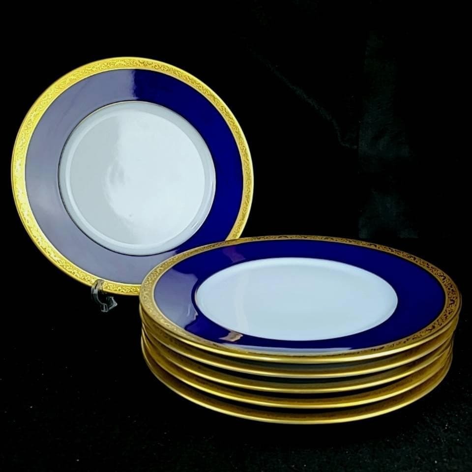 オールドノリタケ 月桂樹 金彩豪華 ディナー皿 大皿 プレート 6枚