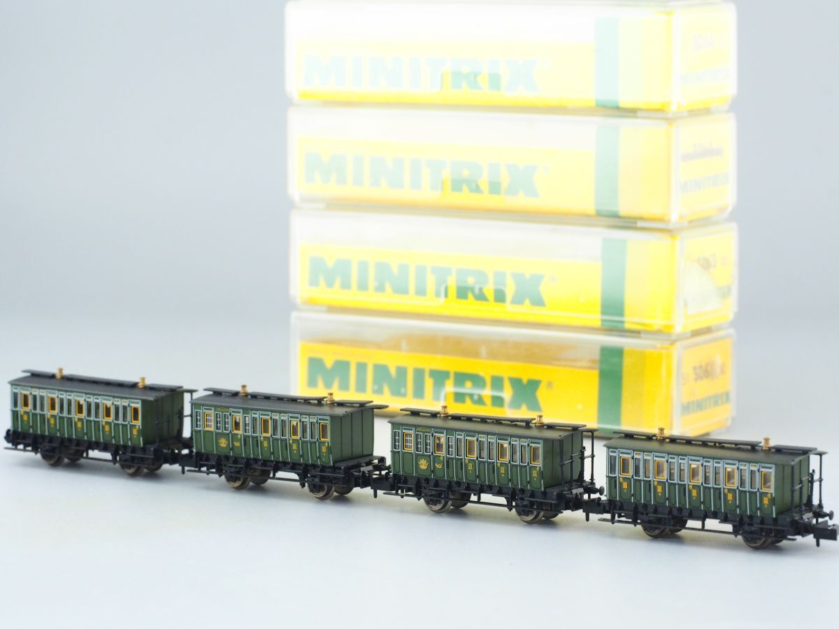 ミニトリックス バイエルン2軸客車5両 Yahoo!オークション