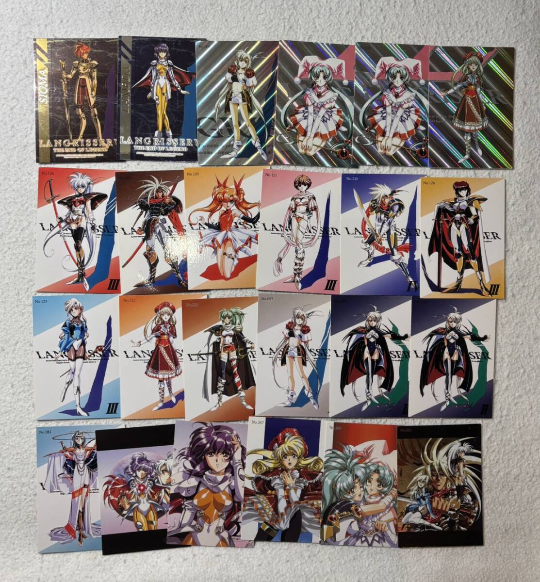 Yahoo!オークション -「ラングリッサー トレーディングカード