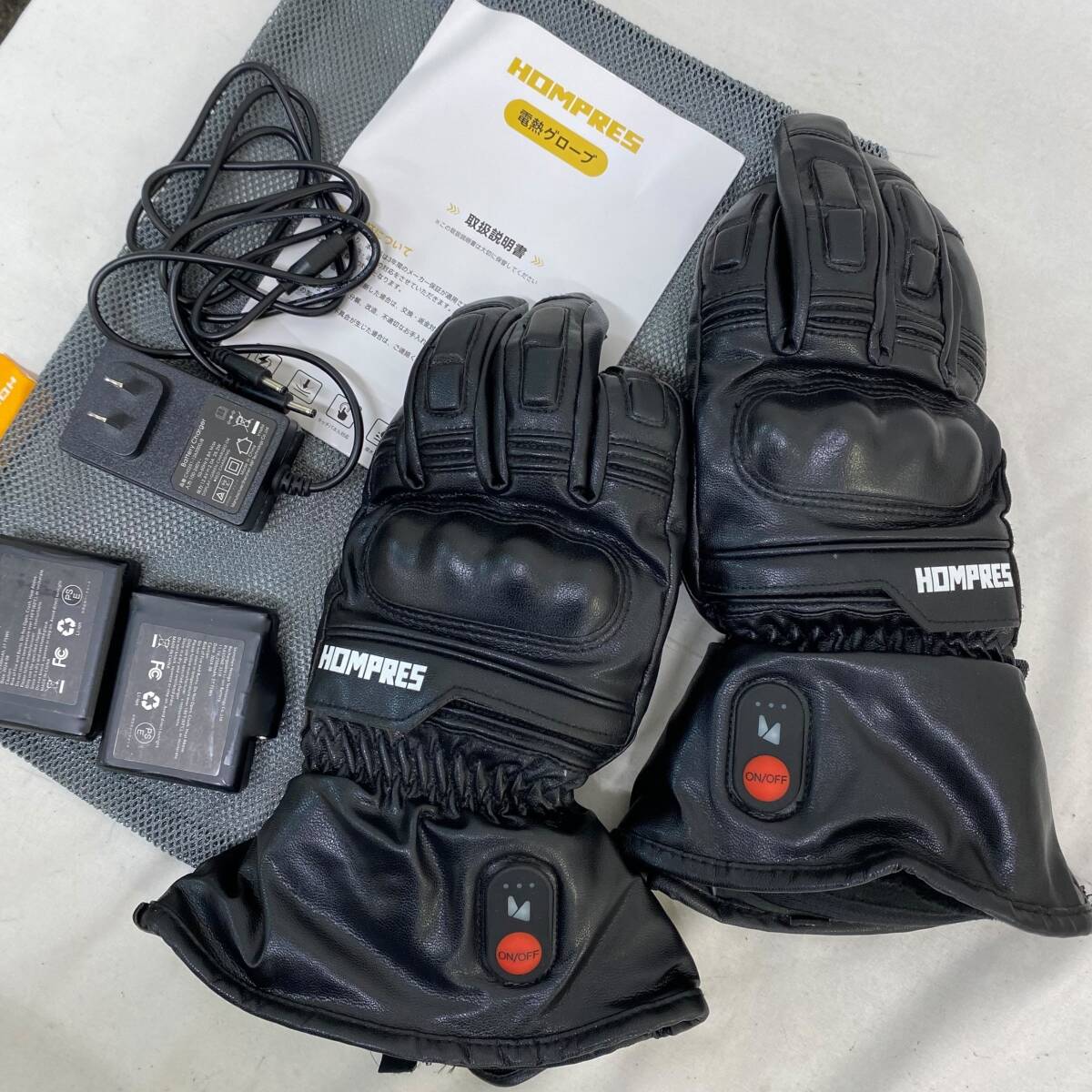 Yahoo!オークション -「電熱グローブ hompres」(バイクウエア、装備