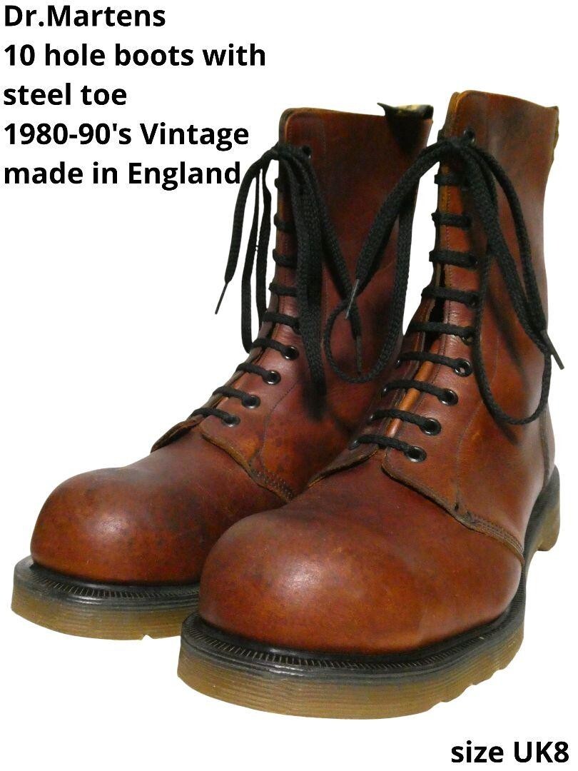 Yahoo!オークション -「dr.martens スチールトゥ」の落札相場・落札価格