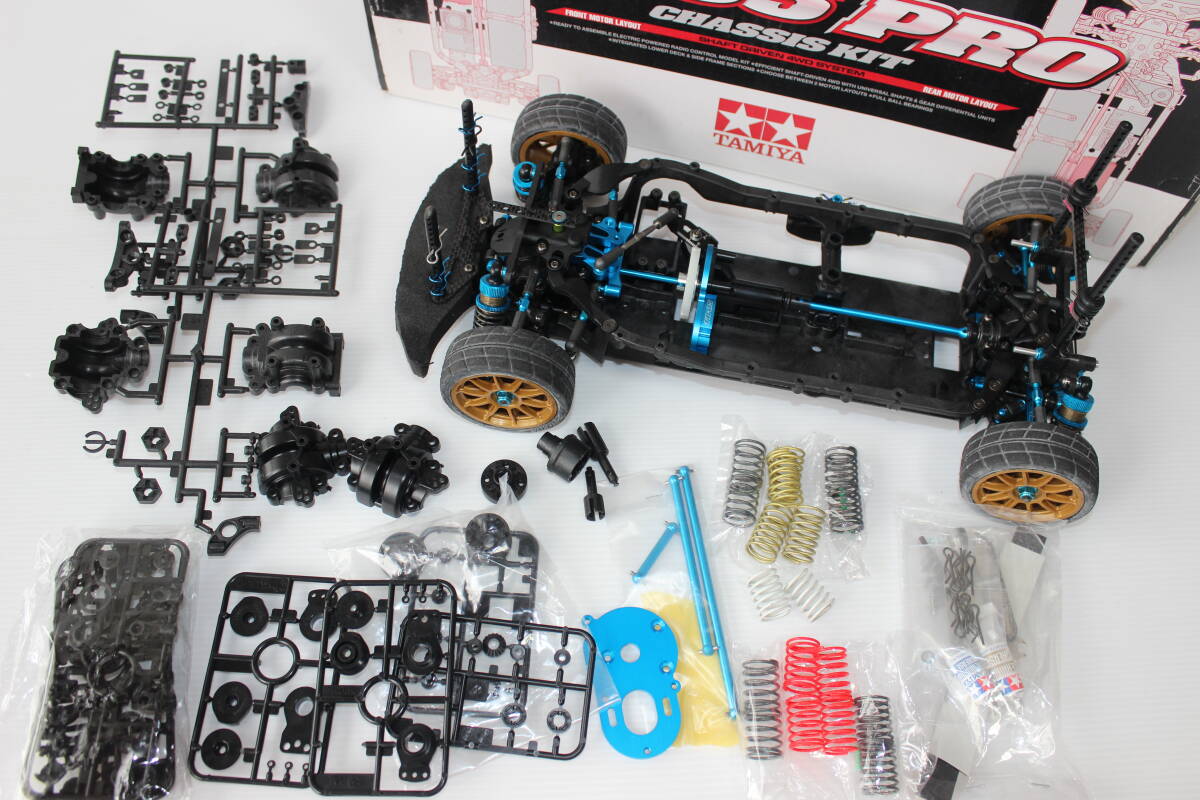 タミヤTA07PRO メカ OPパーツ多数付属 タミヤTA07PRO メカ OPパーツ