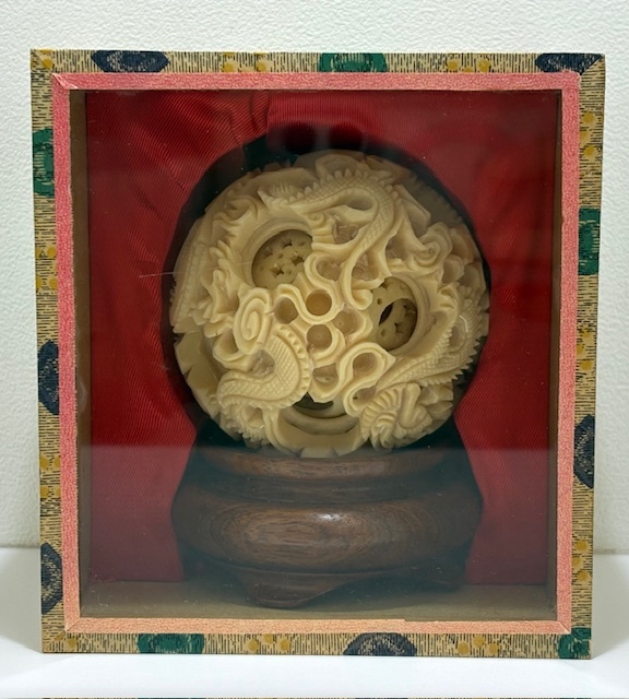 Yahoo!オークション -「象牙 天球」(彫刻、オブジェ) (美術品)の落札