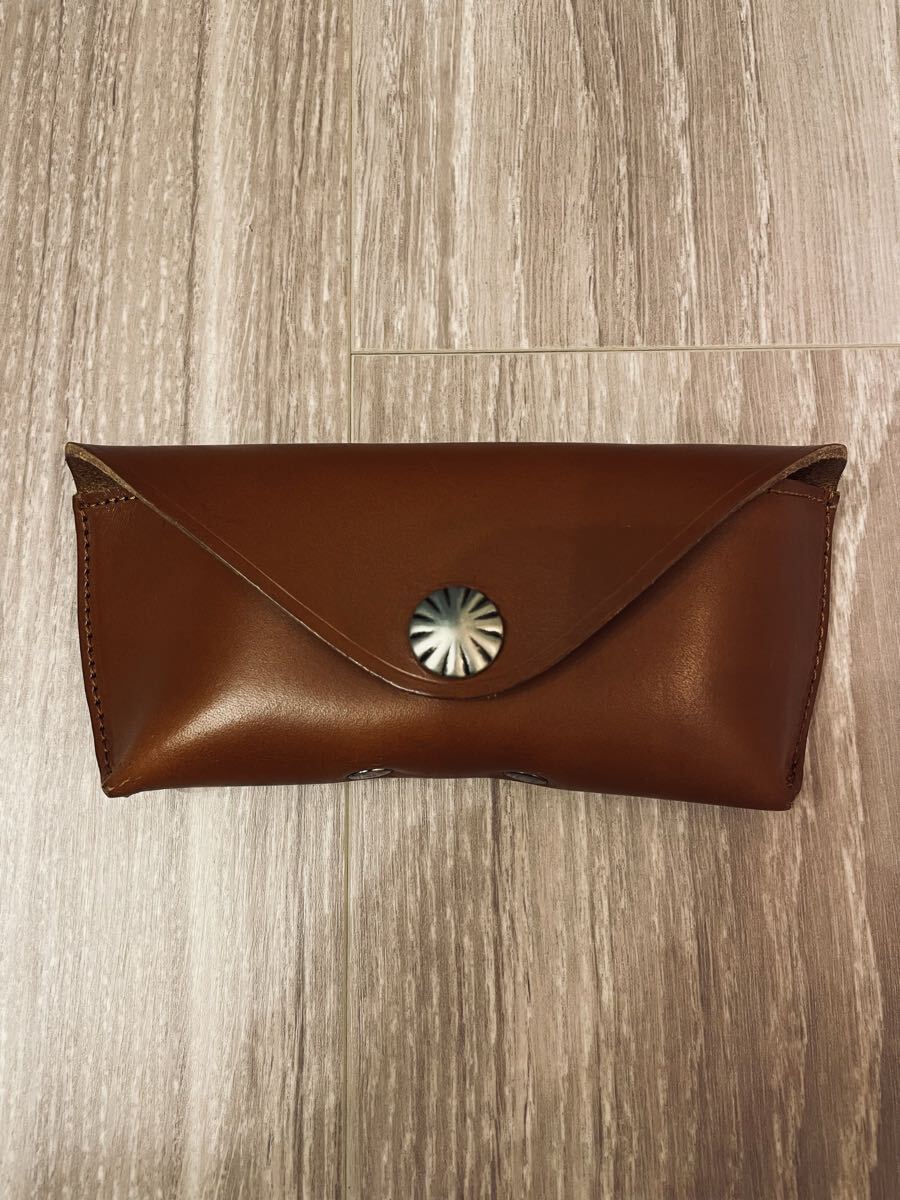 RRL レザーメガネケース ヴィンテージ加工 RRL ヴィンテージ加工 【美