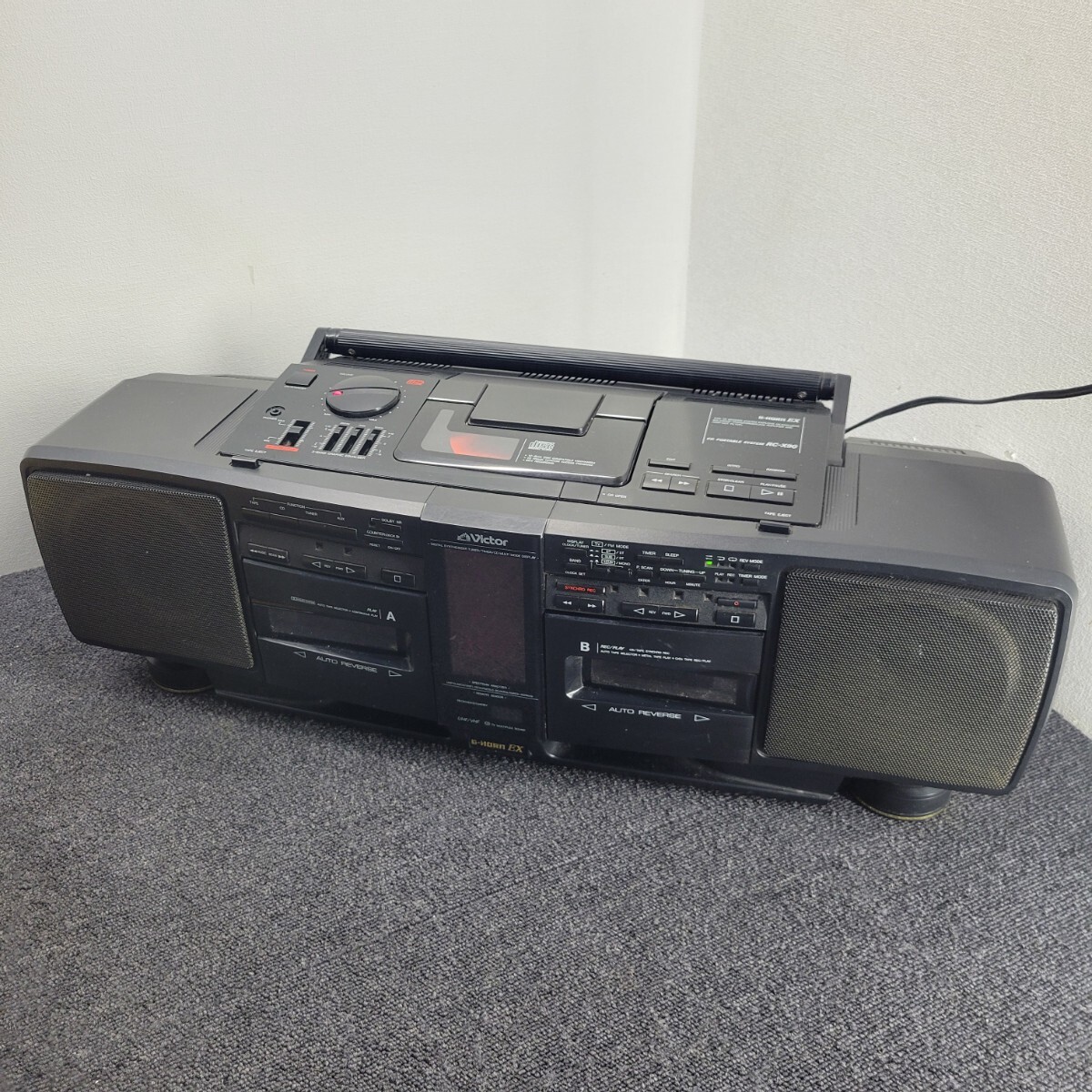 Yahoo!オークション -「victor rc-x90」(ラジカセ) (カセットデッキ)の