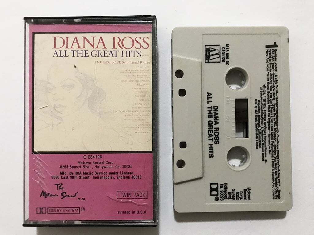 Yahoo!オークション -「diana ross diana」(カセットテープ) の落札