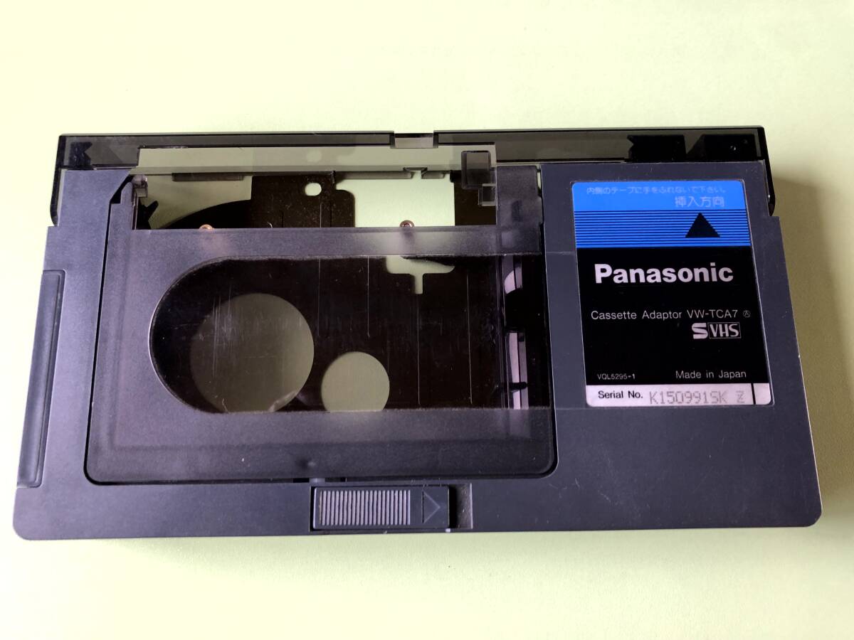 Yahoo!オークション -「panasonic vhsカセットアダプター vw-tca7」の