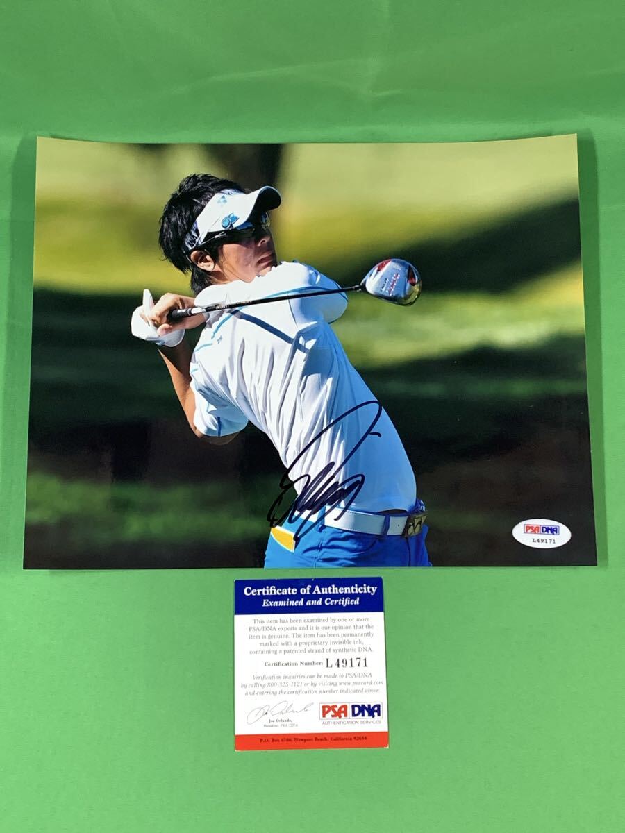 レア！ 男子ゴルフ 石川 遼 証明書付き 直筆サイン入りフォト Yahoo