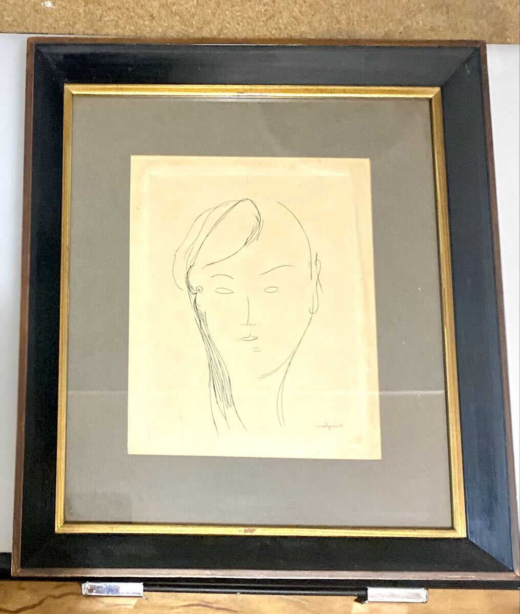 Yahoo!オークション -「モディリアーニ リトグラフ」(美術品) の落札