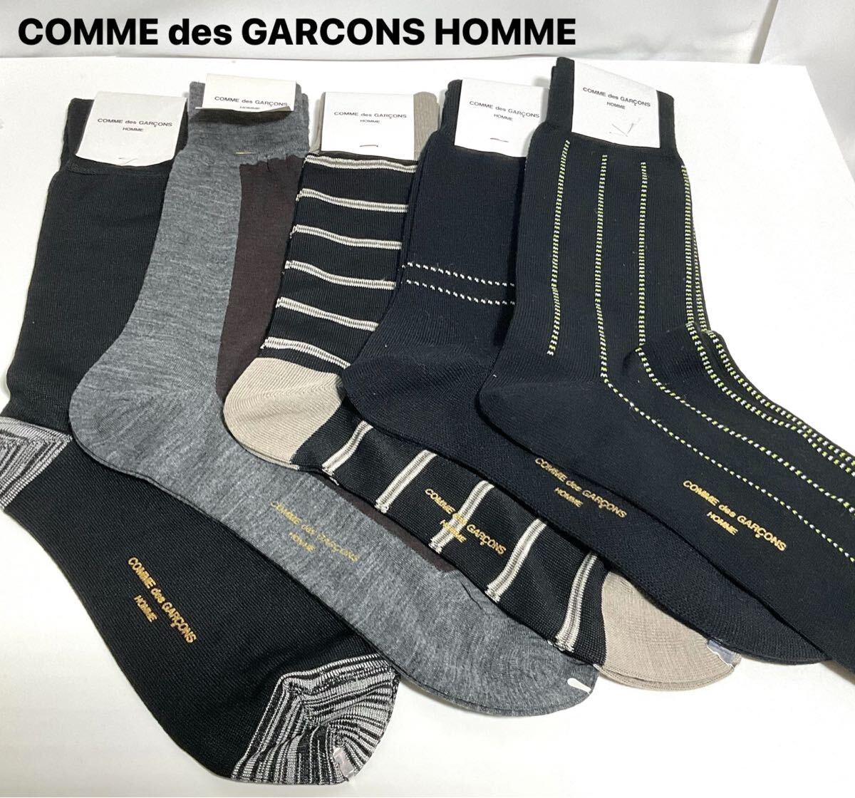 Yahoo!オークション -「靴下 ソックス」(コム デ ギャルソン) (こ)の