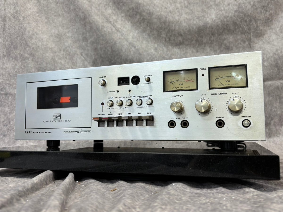Yahoo!オークション -「akai カセットデッキ gxc-710d」(カセット