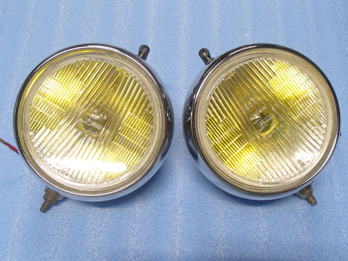 当時物 シビエ スーパーオスカー 凹み フォグ ランプ ライト 180㎜ 2個