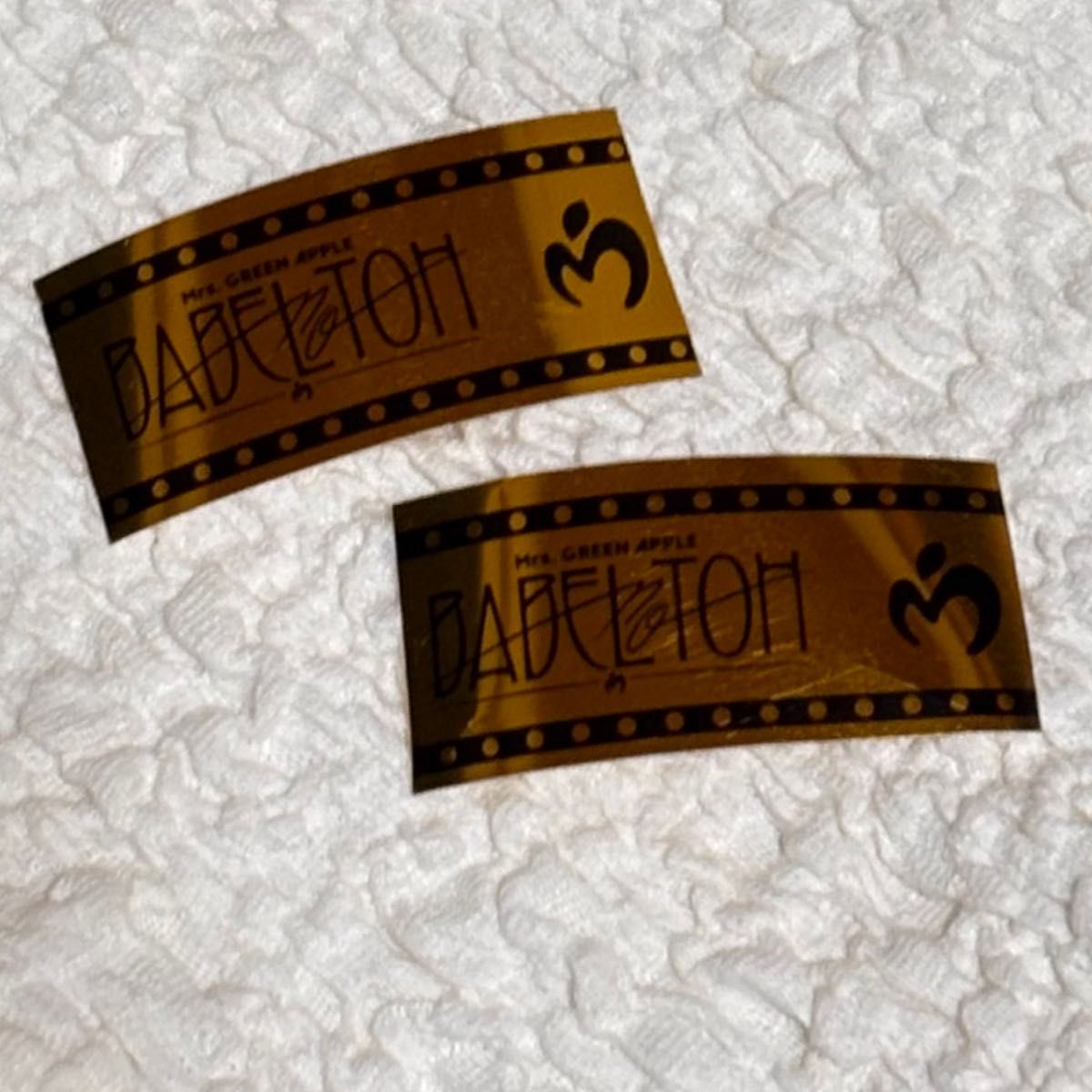 ミセス バベルの塔 銀テープ 缶バッジ リンゴジャムシート 特典