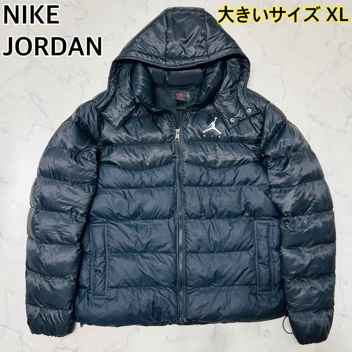 NIKE ナイキ ダウンジャケット ブラック ロゴ刺繍｜Yahoo!フリマ（旧