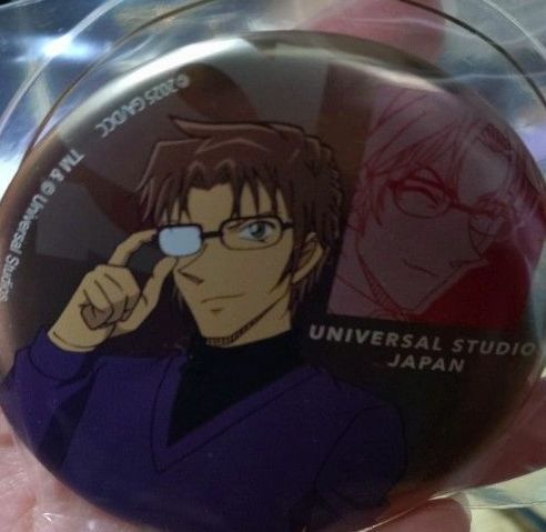 沖矢昴 「名探偵コナン・ワールド コレクタブル缶バッジ」 USJ 2025