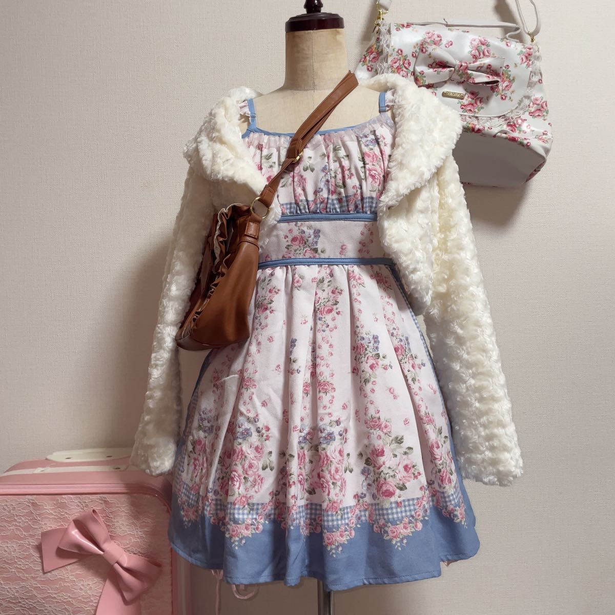 当時物】LIZ LISA リズリサ 00s コットンパッチワーク キャミ