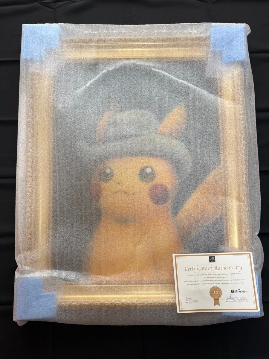 保証書付き ゴッホ ピカチュウ キャンバスアート 絵画｜Yahoo!フリマ