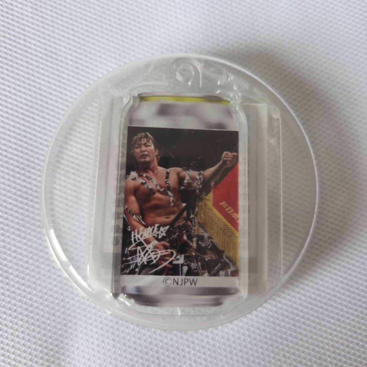 新日本プロレス 興行ポスター 蝶野正洋 棚橋弘至 直筆サイン入り 超激