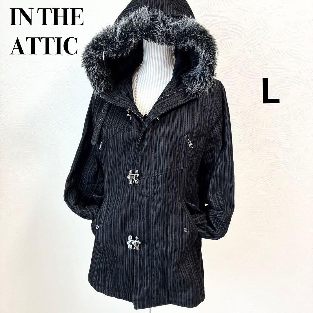 00s 平成 y2k モッズコート ファー ダークコア フェアリーグランジ