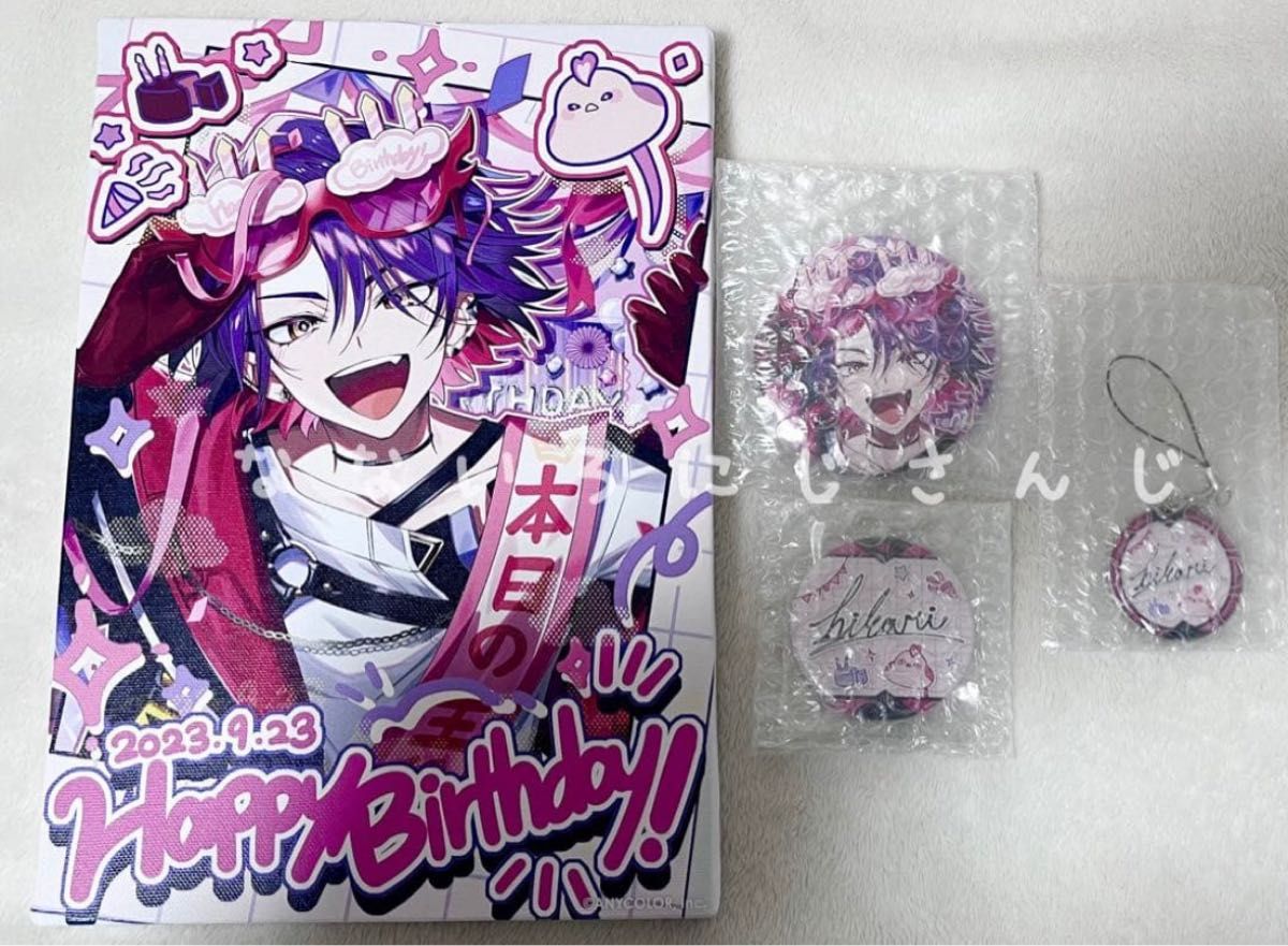 にじさんじ 誕生日グッズ 缶バッジ2点セット 渡会雲雀｜Yahoo!フリマ