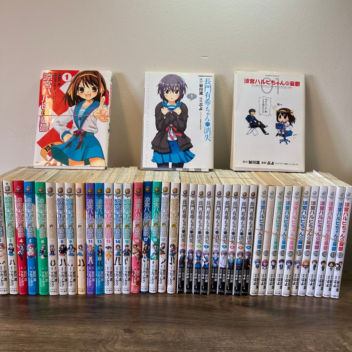 涼宮ハルヒの憂鬱 1〜12巻 涼宮ハルヒちゃんの憂鬱 1〜4巻 計16冊