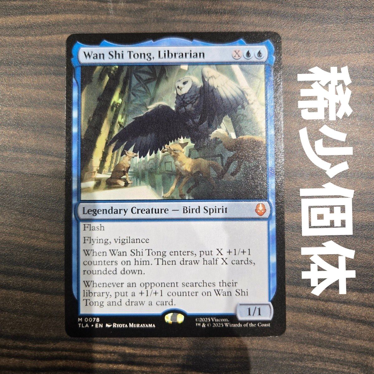 司書 ワン・シー・トン/Wan Shi Tong Librarian ボーダーレス foil MTG