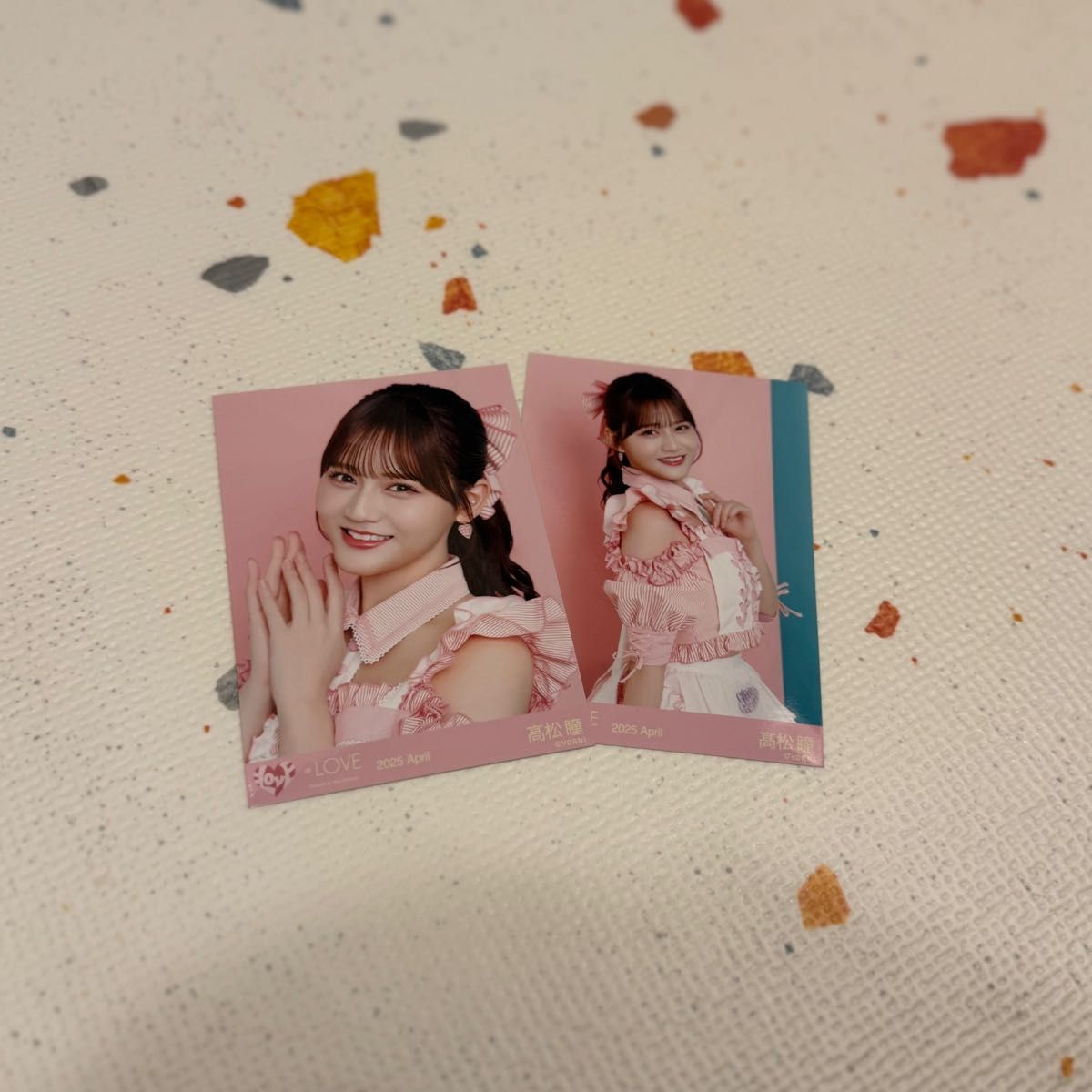 イコラブ 髙松瞳 生写真 直筆 ヨリ とくべチュ して イコールラブ