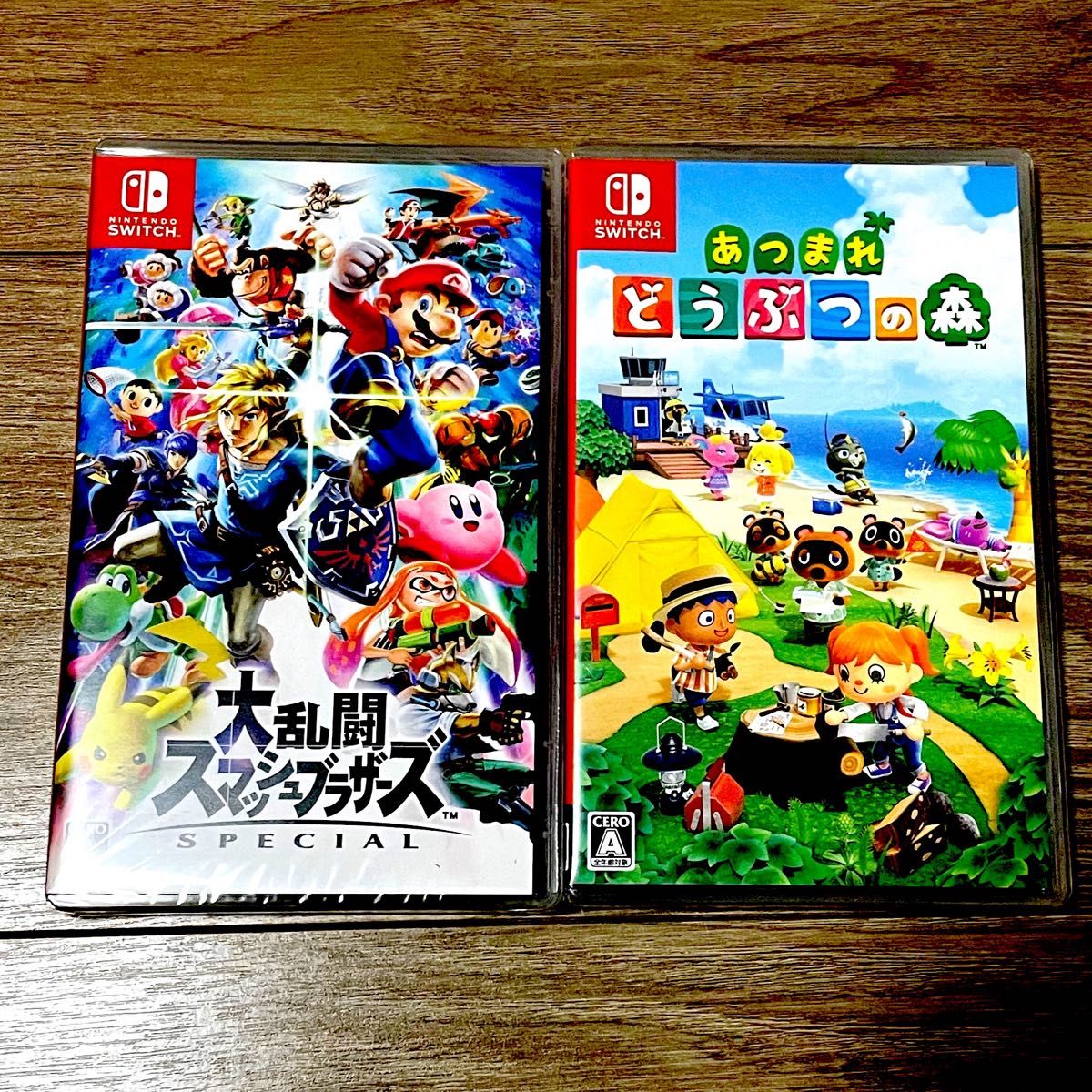 新品未開封】 スマブラ マリオカート あつまれ どうぶつの森 3本セット