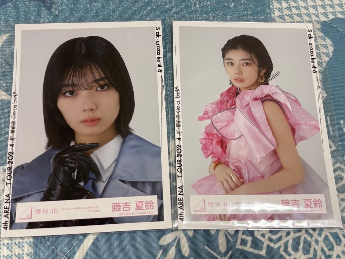 櫻坂46 生写真 4th ARENA TOUR ライブ衣装 藤吉夏鈴 コンプ｜Yahoo