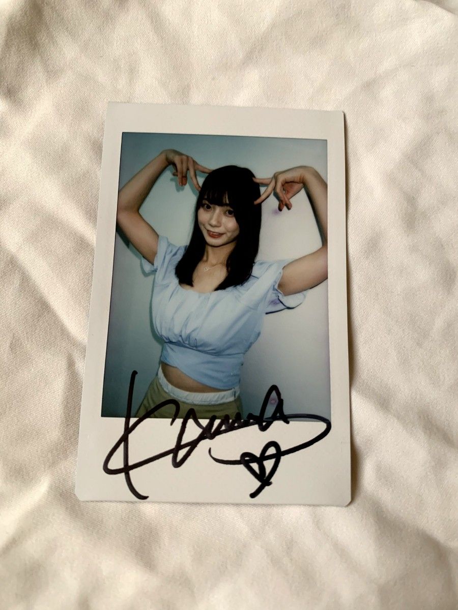 河北彩伽 河北彩花 直筆サイン入り チェキ チャイナドレス saika