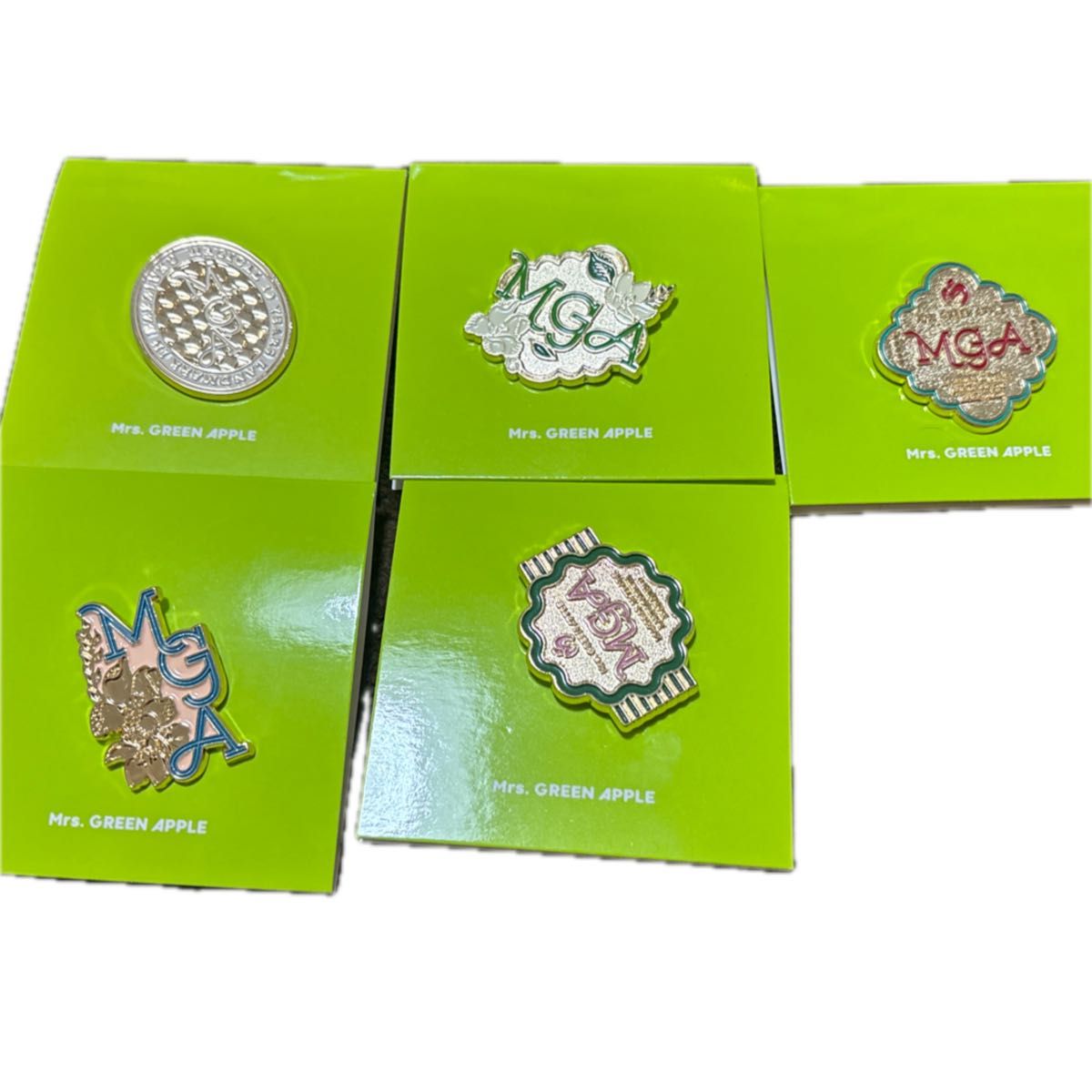 Mrs Green Apple ミセス ポップアップ 原宿 ピンズ コンプリート