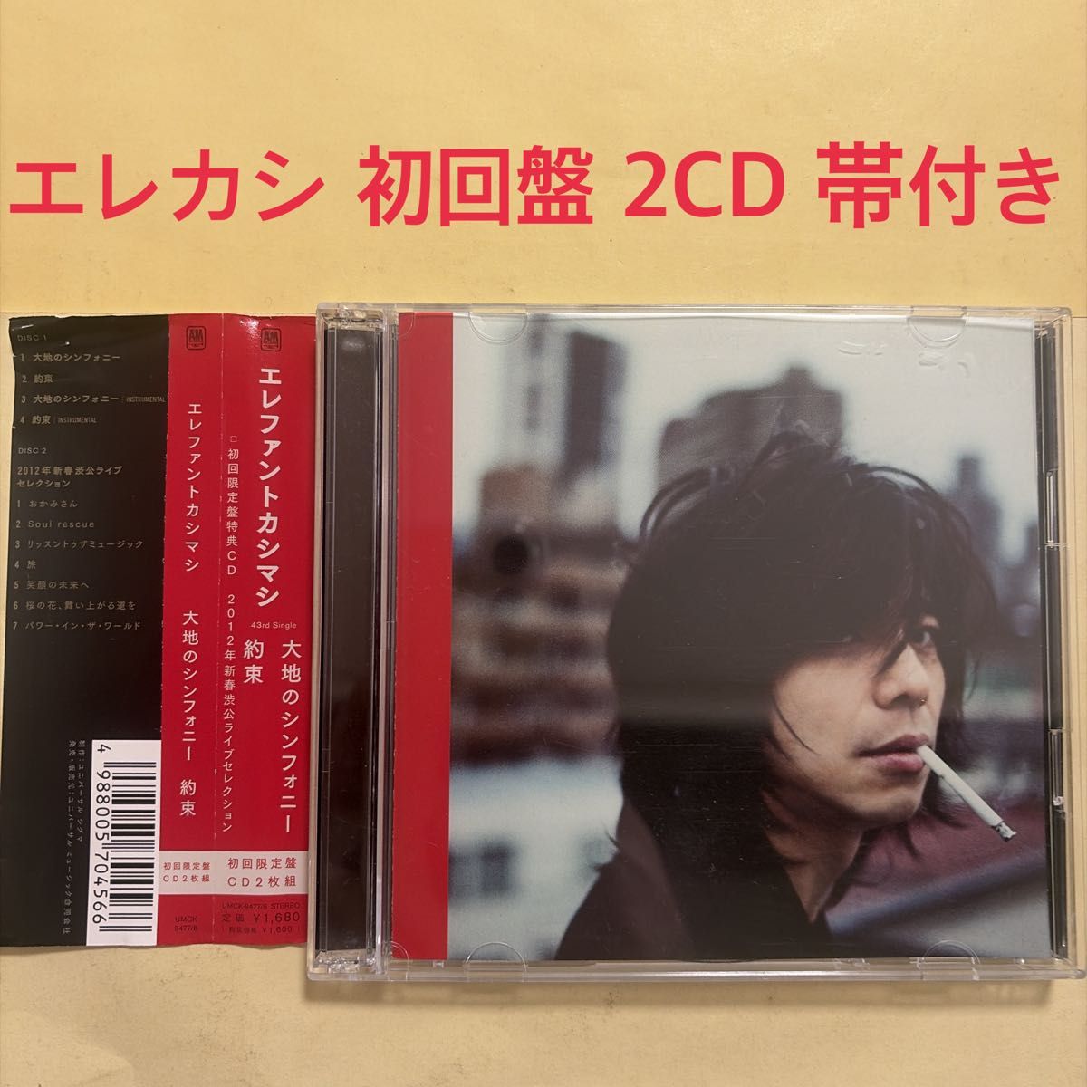 送料無料 初回限定盤 エレファントカシマシ 大地のシンフォニー