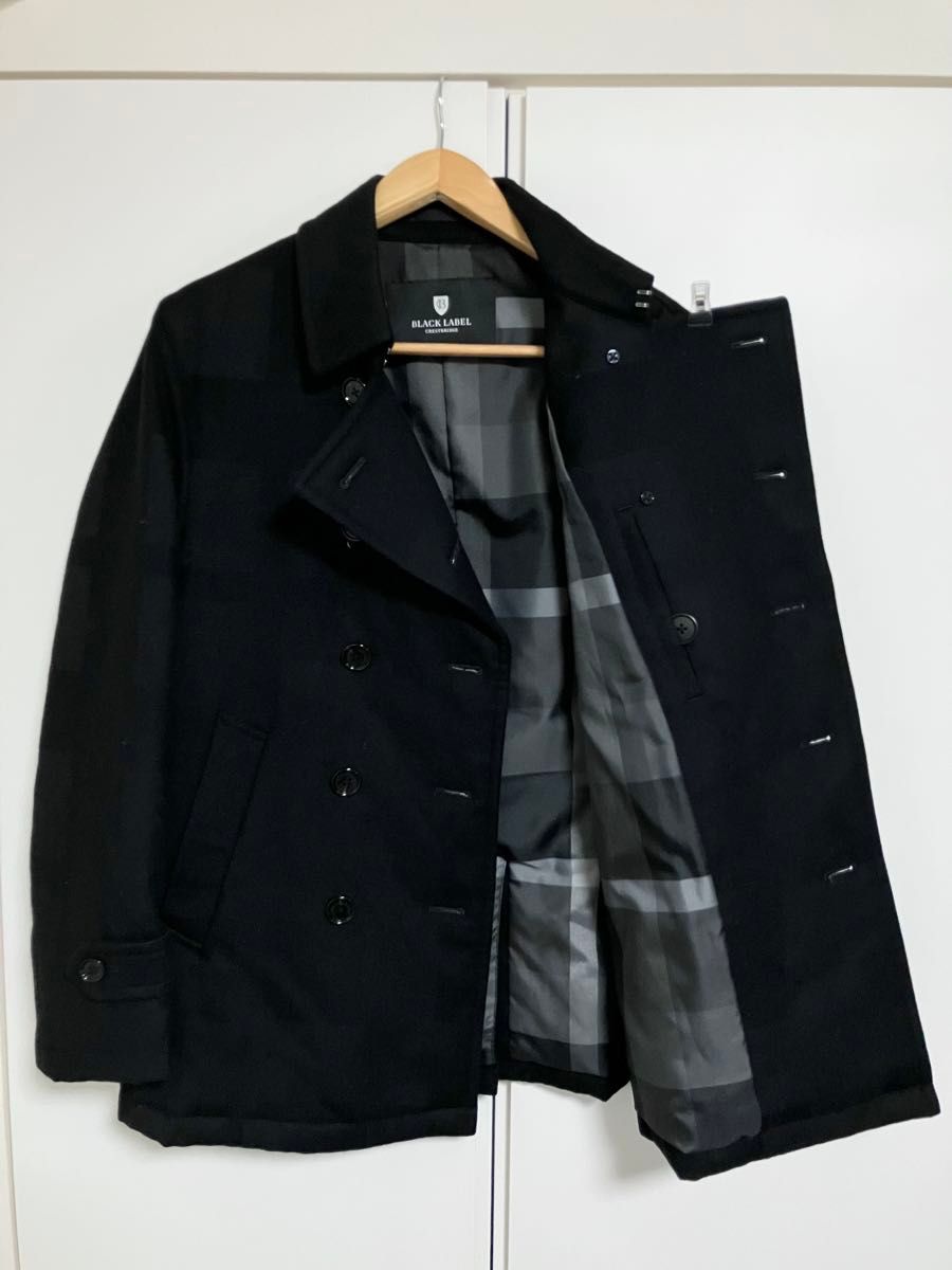 BURBERRY BLACK LABEL Pコート ノバチェック ダブル｜Yahoo!フリマ（旧