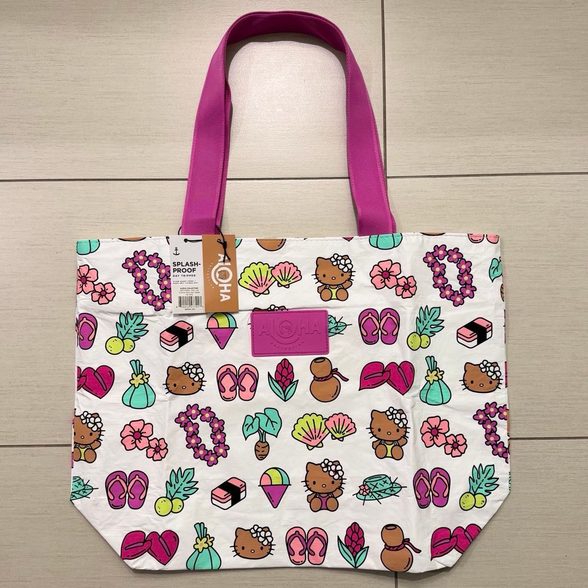 アロハコレクション 日焼けキティ ハワイ トートバッグ｜Yahoo!フリマ
