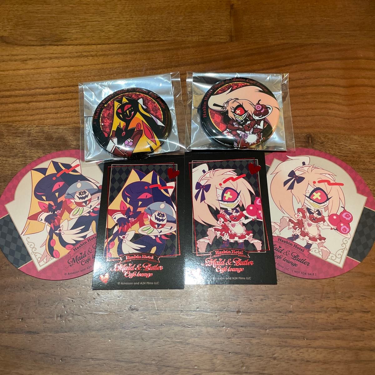 ハズビンホテルへようこそ アニメイトカフェ 特典 コースター