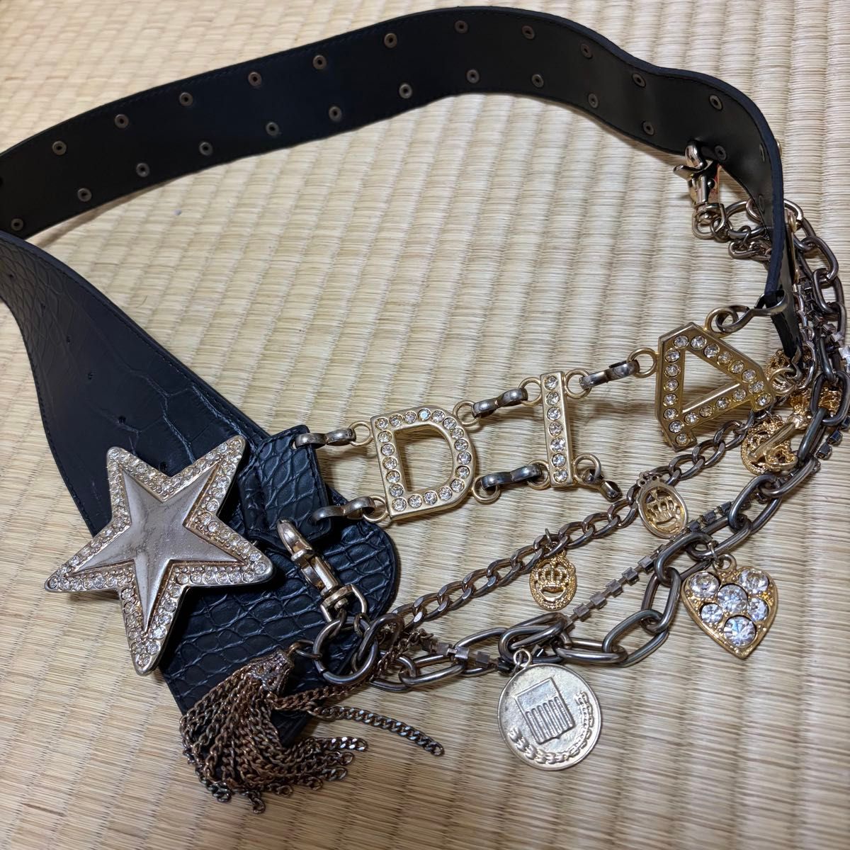 y2k フード付きスカルトップス ギャル ガルラ 平成 d i a ブラック