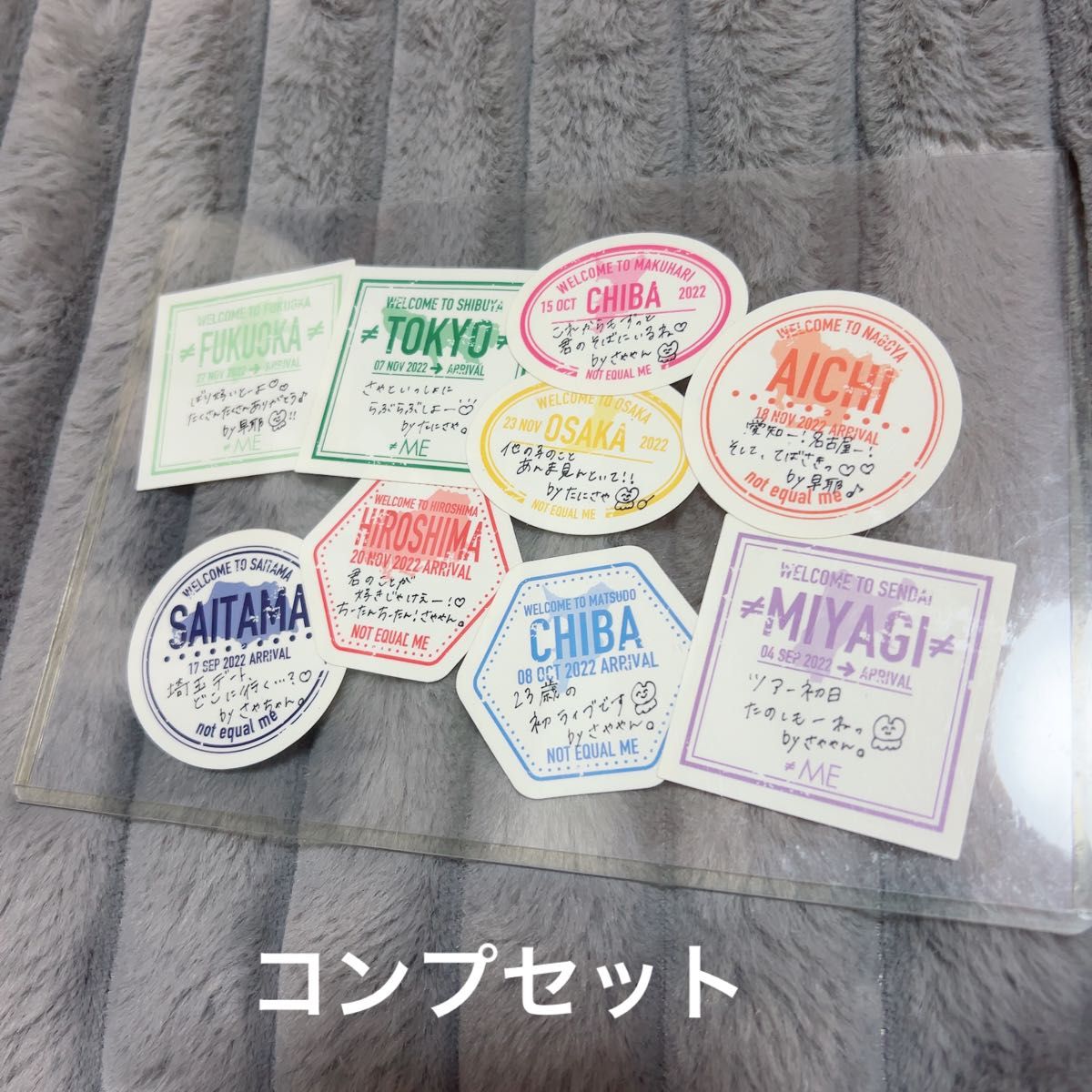 ≠ME ノイミー全国ツアー2022 ご当地ステッカー 菅波美玲（仙台・埼玉