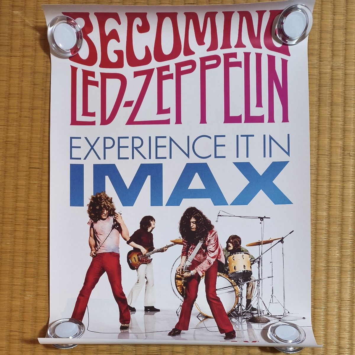 映画 レッド・ツェッペリン ビカミング ポスター ツェッペリン