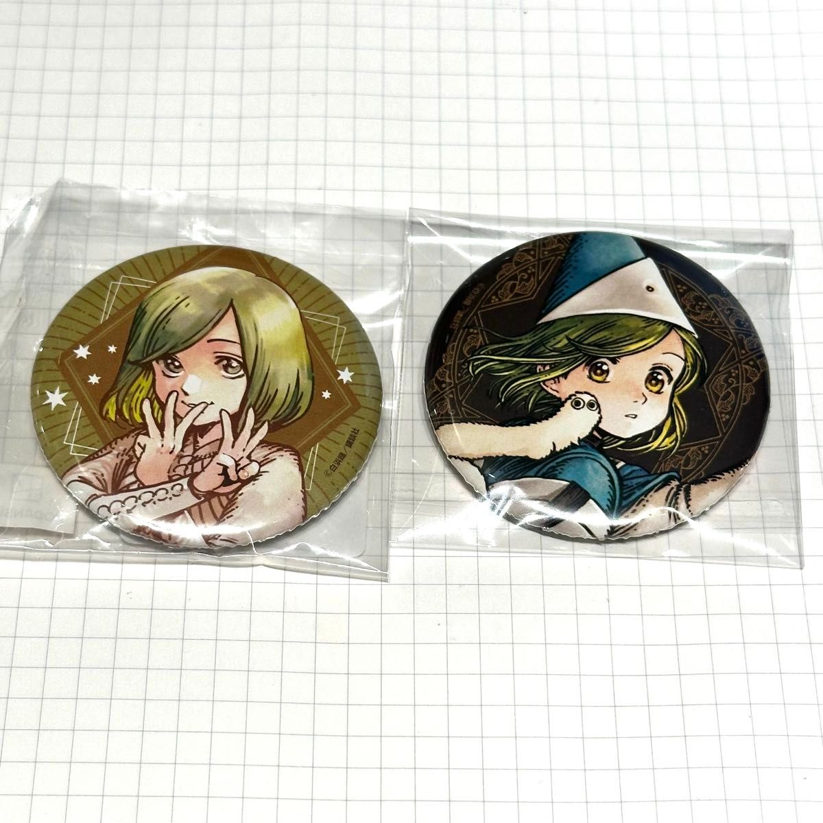 とんがり帽子のアトリエ くじ 缶バッジ アクスタ リチェ 2点 くじ