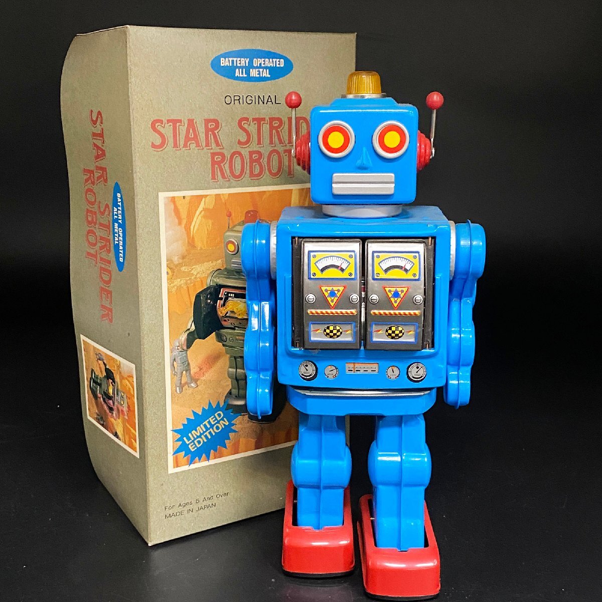 Yahoo!オークション -「スターストライダーロボット」(ブリキ