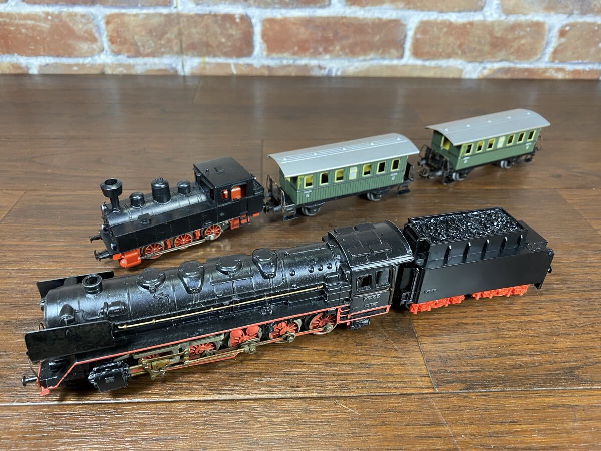 MARKLIN メルクリンHO基本セット 蒸気機関車 3029レール 客車セット