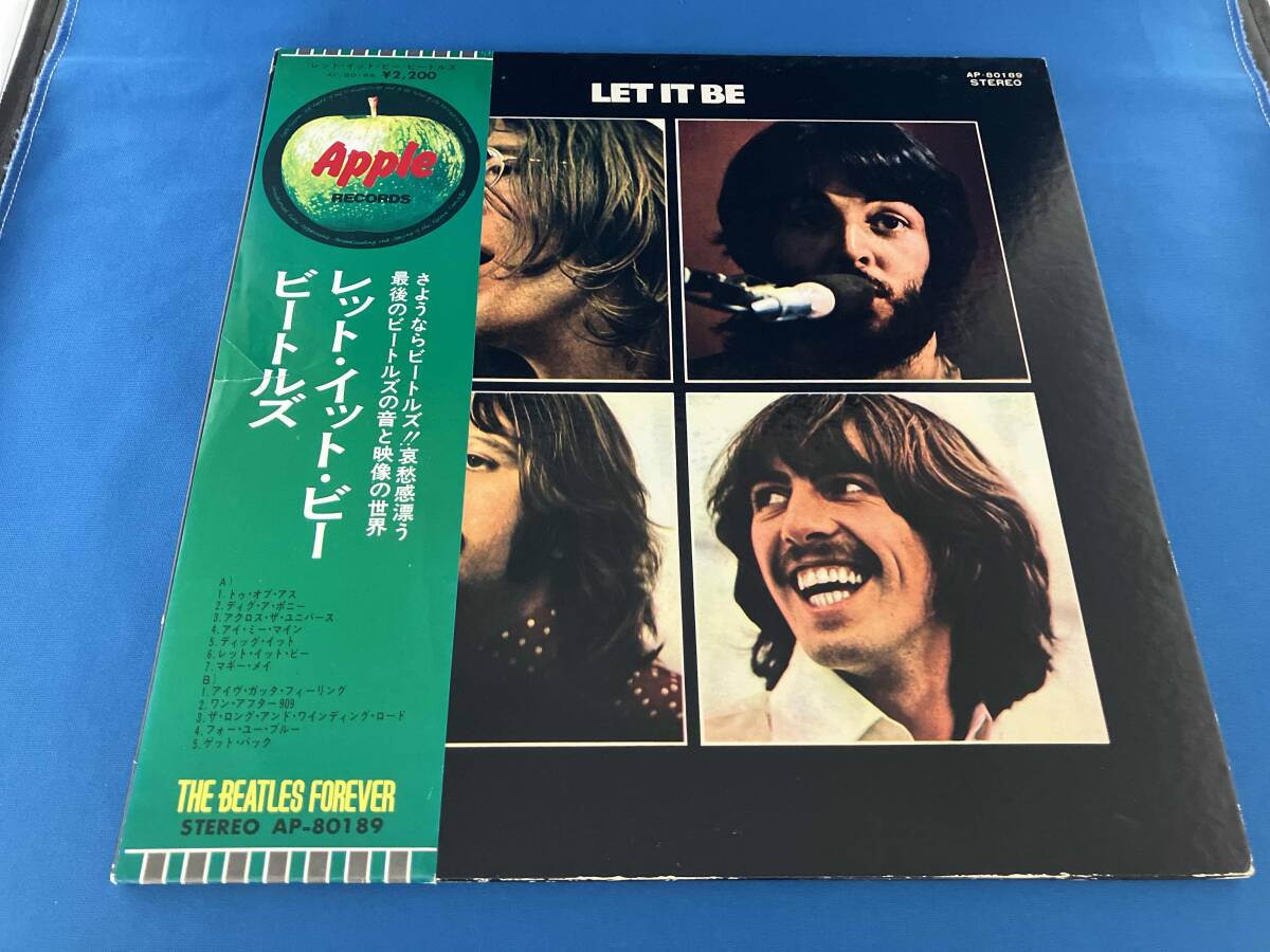 Yahoo!オークション -「ビートルズ レコード 帯」(LET IT BE) (Beatles