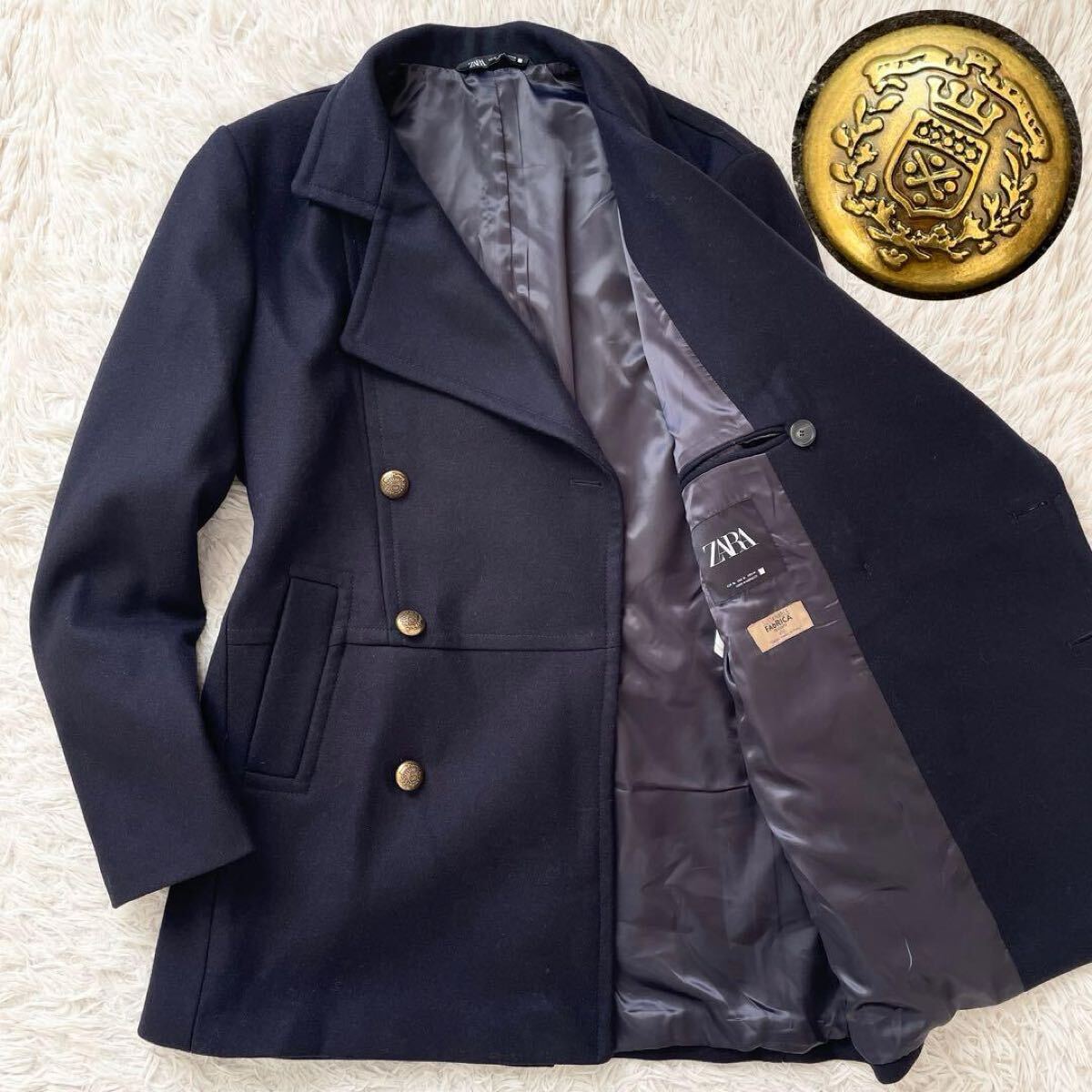 Yahoo!オークション -「zara ナポレオンジャケット」(ファッション) の