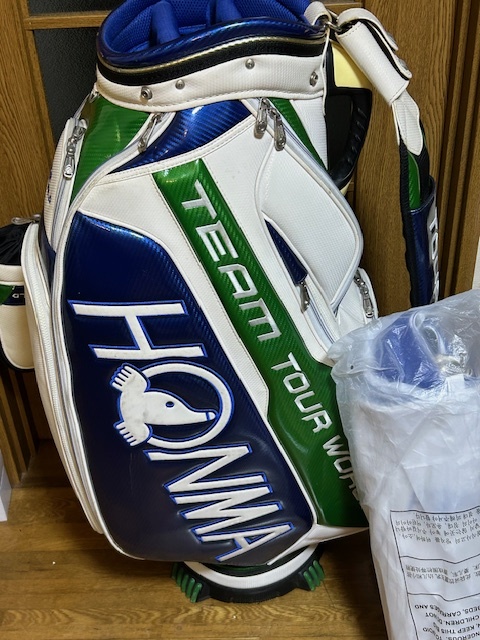 Yahoo!オークション -「キャディバッグ ホンマ ツアーワールド」の落札