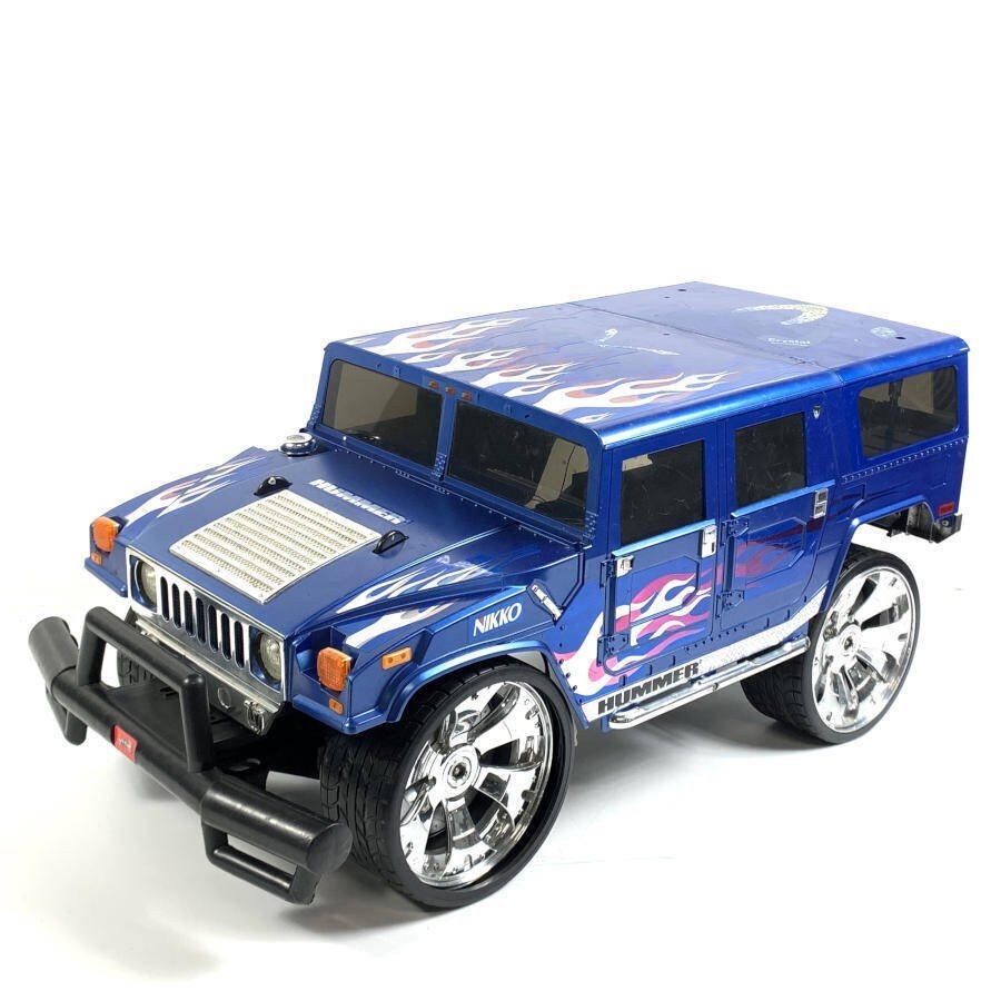 NIKKO HUMMER ラジコン 青 バッテリーリモコンなし NIKKO HUMMER