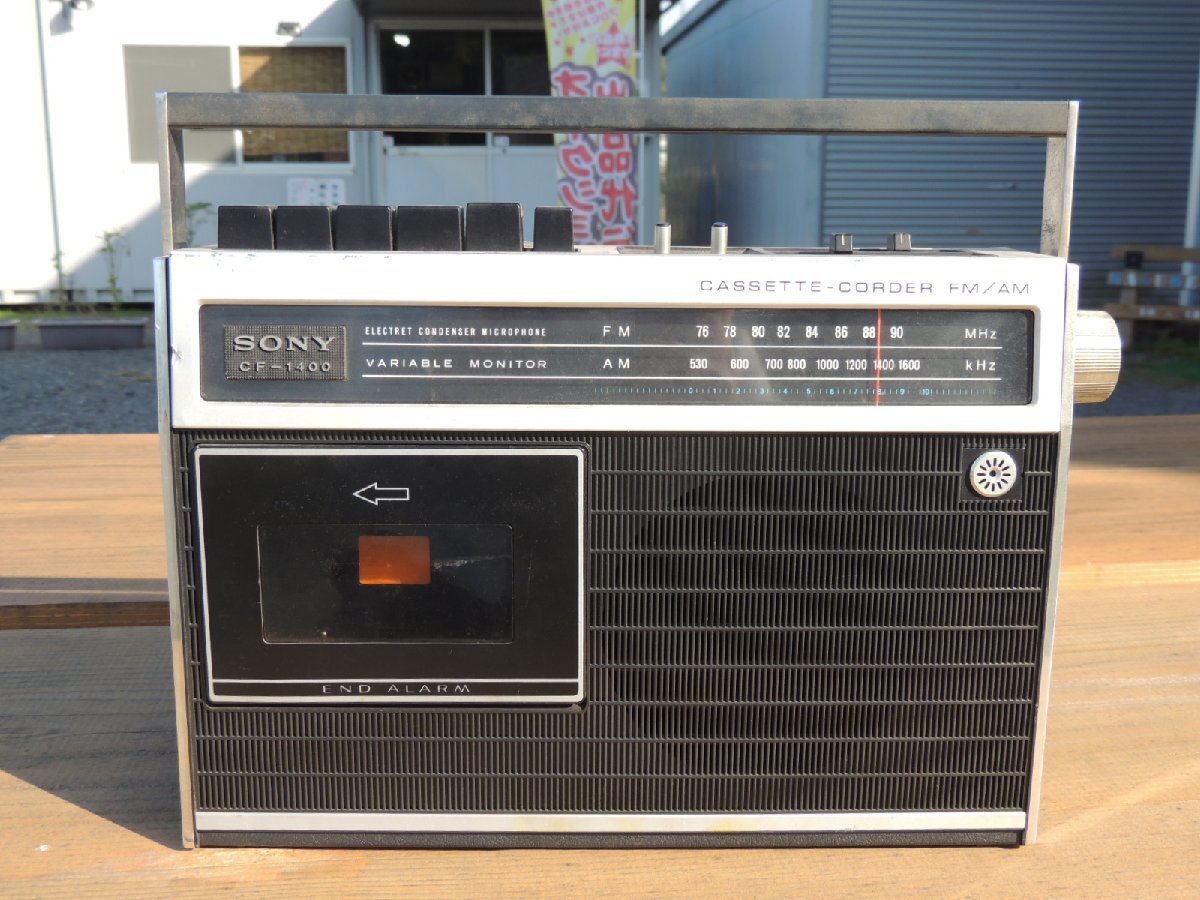 Yahoo!オークション -「sony cf-1400」(ラジカセ) (カセットデッキ)の