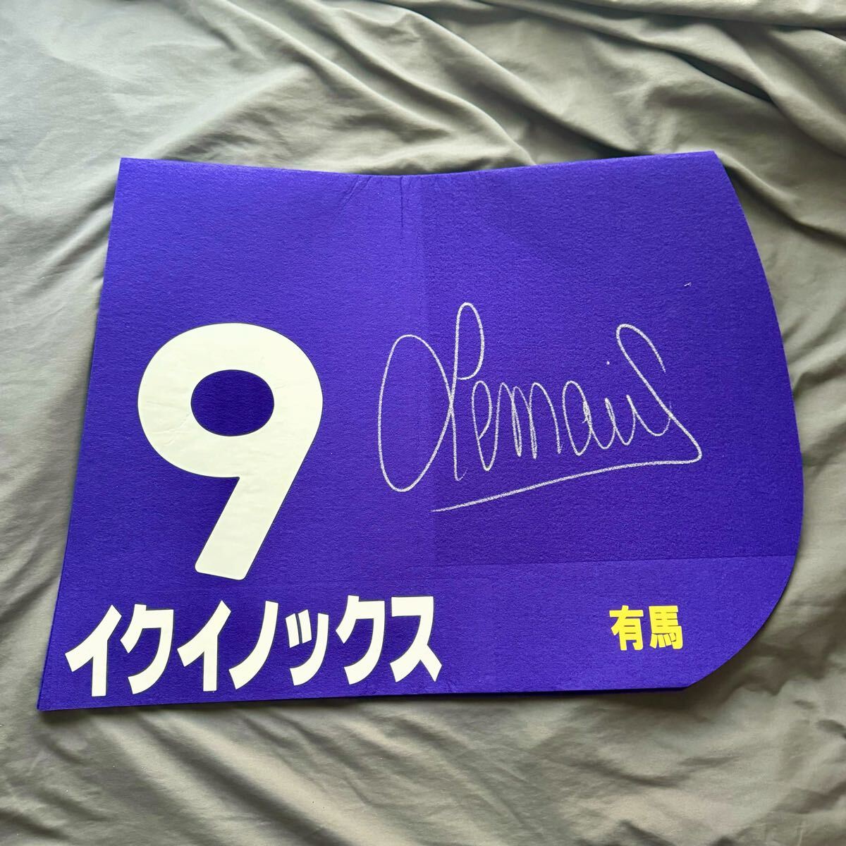 Yahoo!オークション -「イクイノックス ゼッケン」の落札相場・落札価格