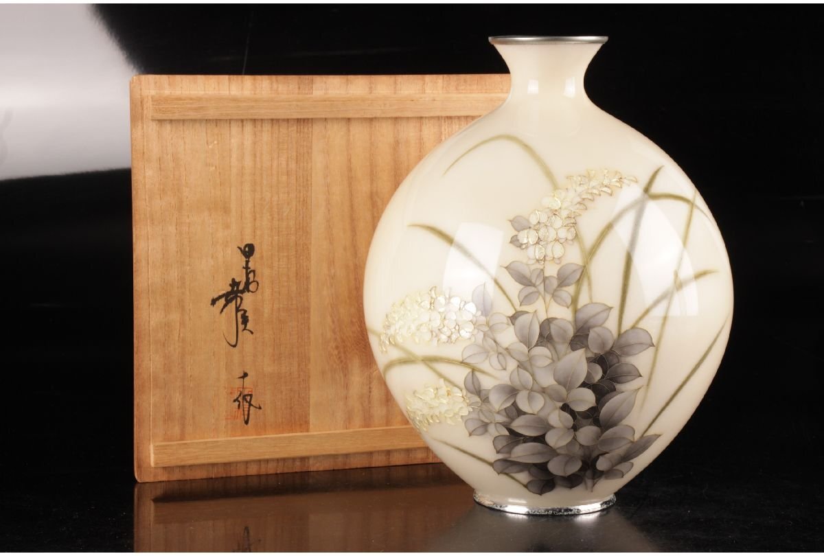 Yahoo!オークション -「田村幸夫共箱七宝花瓶」(金属工芸) (工芸品)の