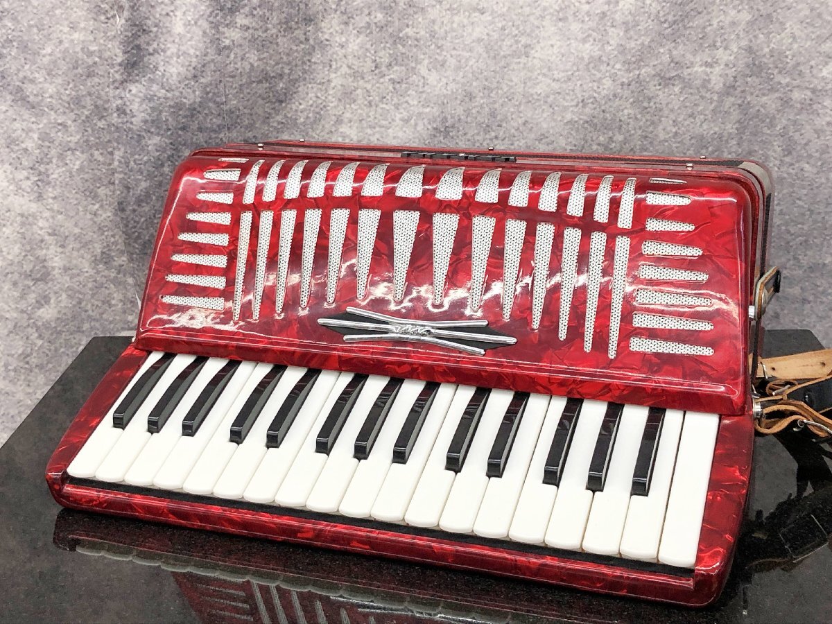 美品即演奏可）YAMAHA アコーディオン YA-21ケース無【信頼の日本製