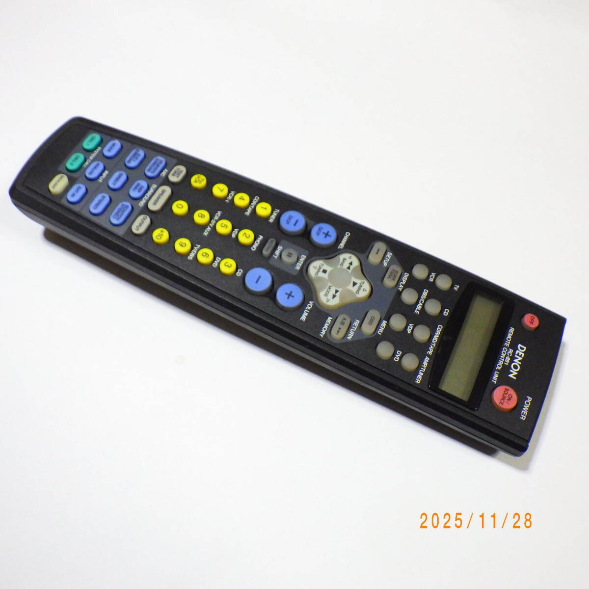 中古 1703 現状品 DENON デノン AVC-3500 AVサラウンドアンプ 取説リモ